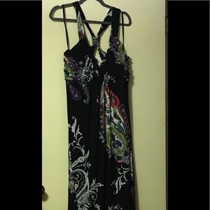 Maxi dress. Size 16. Halter style top.